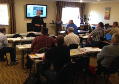 Brian Clarke at Logging Safety Initiative training for Labor and Industries