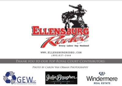 GEW-llc is a proud sponsor of the 2020-2021 Ellensburg Rodeo Royal Court.  Queen Cora is the niece of Brian Clarke, Managing Partner of GEW-llc.