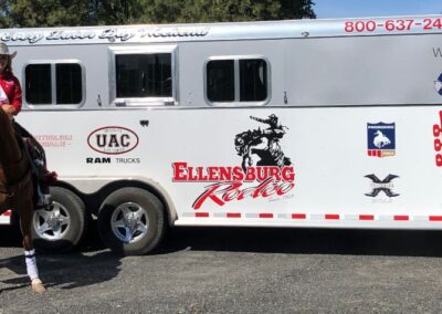 We are a proud sponsor of the Ellensburg Rodeo Royal Court.  Queen Cora Clift is the niece of Brian Clarke, Managing Member of GEW